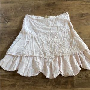 Old navy handkerchief bottom skirt pale pink